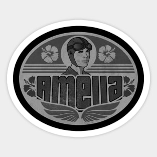 Classic Vintage Aviator Sticker